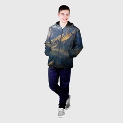 Мужская куртка 3D Пейзаж гористой местности - фото 2