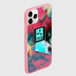 Чехол для iPhone 11 Pro Max матовый RUST geometry color - фото 2