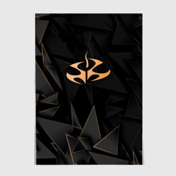 Постер Hitman golden poly