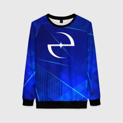 Женский свитшот 3D Evanescence blue poly