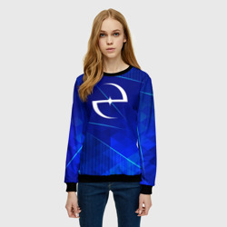 Женский свитшот 3D Evanescence blue poly - фото 2