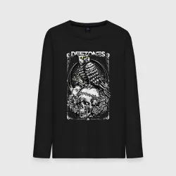 Мужской лонгслив хлопок Deftones owl