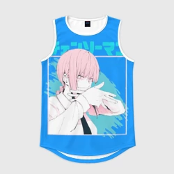 Мужская спортивная майка 3D Макима персонаж Человек-бензопила