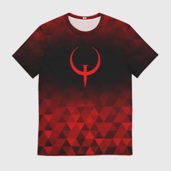Мужская футболка 3D Quake red poly