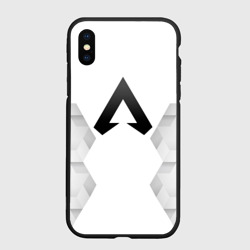 Чехол для iPhone XS Max матовый Apex Legends white poly