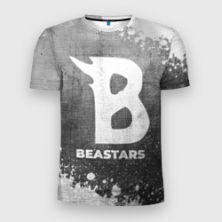 Мужская футболка 3D Slim Beastars - grey gradient