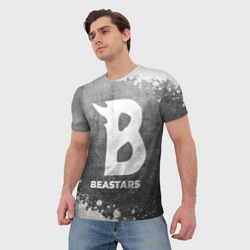 Мужская футболка 3D Beastars - grey gradient - фото 2