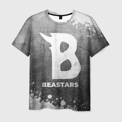 Мужская футболка 3D Beastars - grey gradient