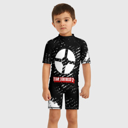 Детский купальный костюм 3D Team Fortress 2 краски штрихи - фото 2