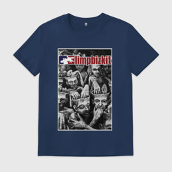 Мужская футболка хлопок Limp Bizkit - new old songs