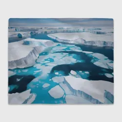 Плед 3D Арктический лед