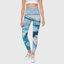 Леггинсы 3D Арктический лед - фото 2