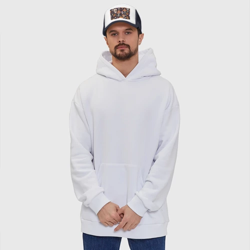 Кепка тракер с сеткой Страшилки хэллоуин - фото 5