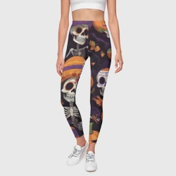 Леггинсы 3D Страшилки хэллоуин - фото 2