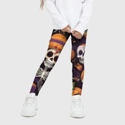 Детские леггинсы 3D Страшилки хэллоуин - фото 2