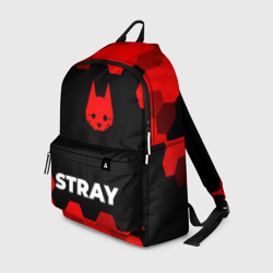 Рюкзак 3D Stray - red gradient по-центру