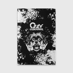 Обложка для паспорта матовая кожа Ozzy Osbourne рок пес
