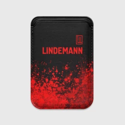 Картхолдер Magsafe магнитный Lindemann - red gradient посередине