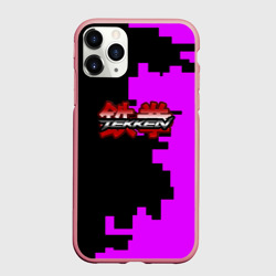 Чехол для iPhone 11 Pro Max матовый Tekken pattern pink