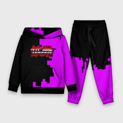 Детский костюм с толстовкой 3D Tekken pattern pink