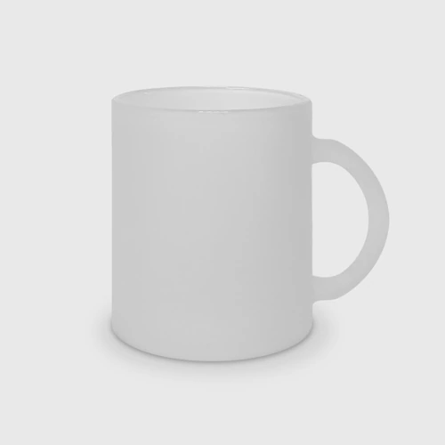 Кружка матовая стеклянная Поздравляъуъ с Новым годом - кот ЪУЪ  - фото 2