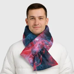 Шарф-пуховик 3D Дымная текстура - фото 2