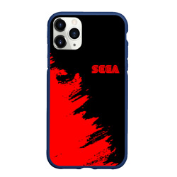 Чехол для iPhone 11 Pro Max матовый SEGA краски красные