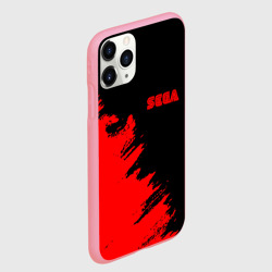 Чехол для iPhone 11 Pro Max матовый SEGA краски красные - фото 2