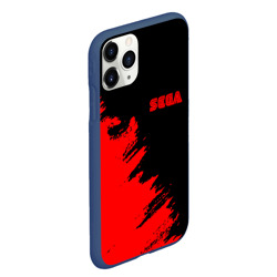 Чехол для iPhone 11 Pro Max матовый SEGA краски красные - фото 2