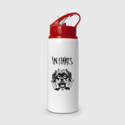 Бутылка для воды с трубочкой In Flames - rock dog