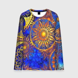 Мужской лонгслив 3D Славянская символики прошлого