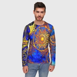 Мужской лонгслив 3D Славянская символики прошлого - фото 2