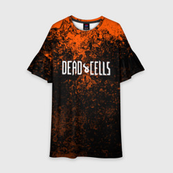 Детское платье 3D Dead Cells брызги красок текстура
