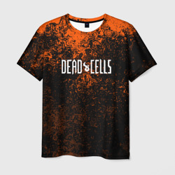 Мужская футболка 3D Dead Cells брызги красок текстура