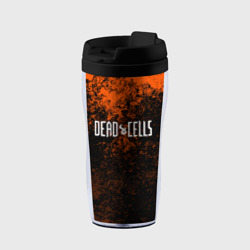 Термокружка-непроливайка Dead Cells брызги красок текстура