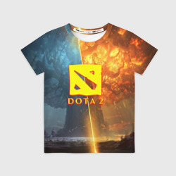 Детская футболка 3D DOTA 2 лес эльфов