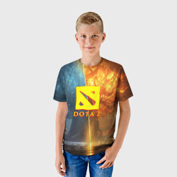 Детская футболка 3D DOTA 2 лес эльфов - фото 2