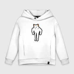 Детское худи Oversize хлопок Кот качок