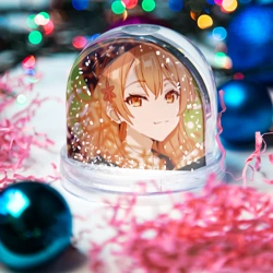 Игрушка Снежный шар Аля иногда кокетничает со мной по русски Мария - фото 2