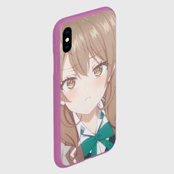 Чехол для iPhone XS Max матовый Аля иногда кокетничает со мной по русски Мария - фото 2