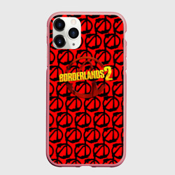Чехол для iPhone 11 Pro Max матовый Borderlands logo pattern
