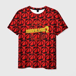 Мужская футболка 3D Borderlands logo pattern