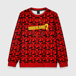 Детский свитшот 3D Borderlands logo pattern