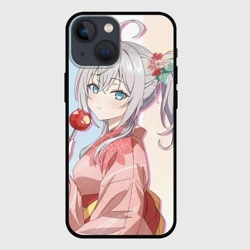 Чехол для iPhone 13 mini Аля иногда кокетничает со мной по русски Алиса