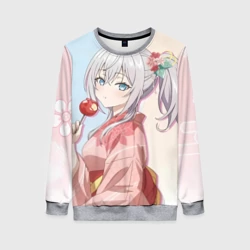 Женский свитшот 3D Аля иногда кокетничает со мной по русски Алиса