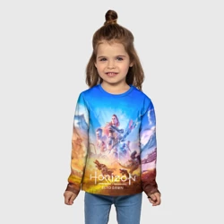 Детский лонгслив 3D Герои Horizon zero dawn remstered - фото 2