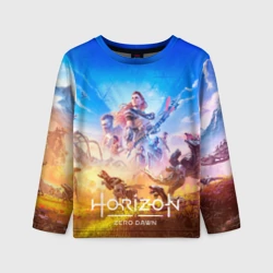 Детский лонгслив 3D Герои Horizon zero dawn remstered