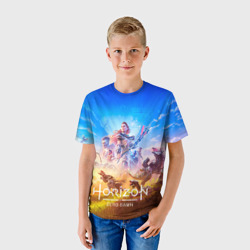 Детская футболка 3D Герои Horizon zero dawn remstered - фото 2