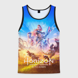 Мужская майка 3D Герои Horizon zero dawn remstered