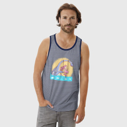 Мужская майка хлопок Русалочка и Несси - фото 2